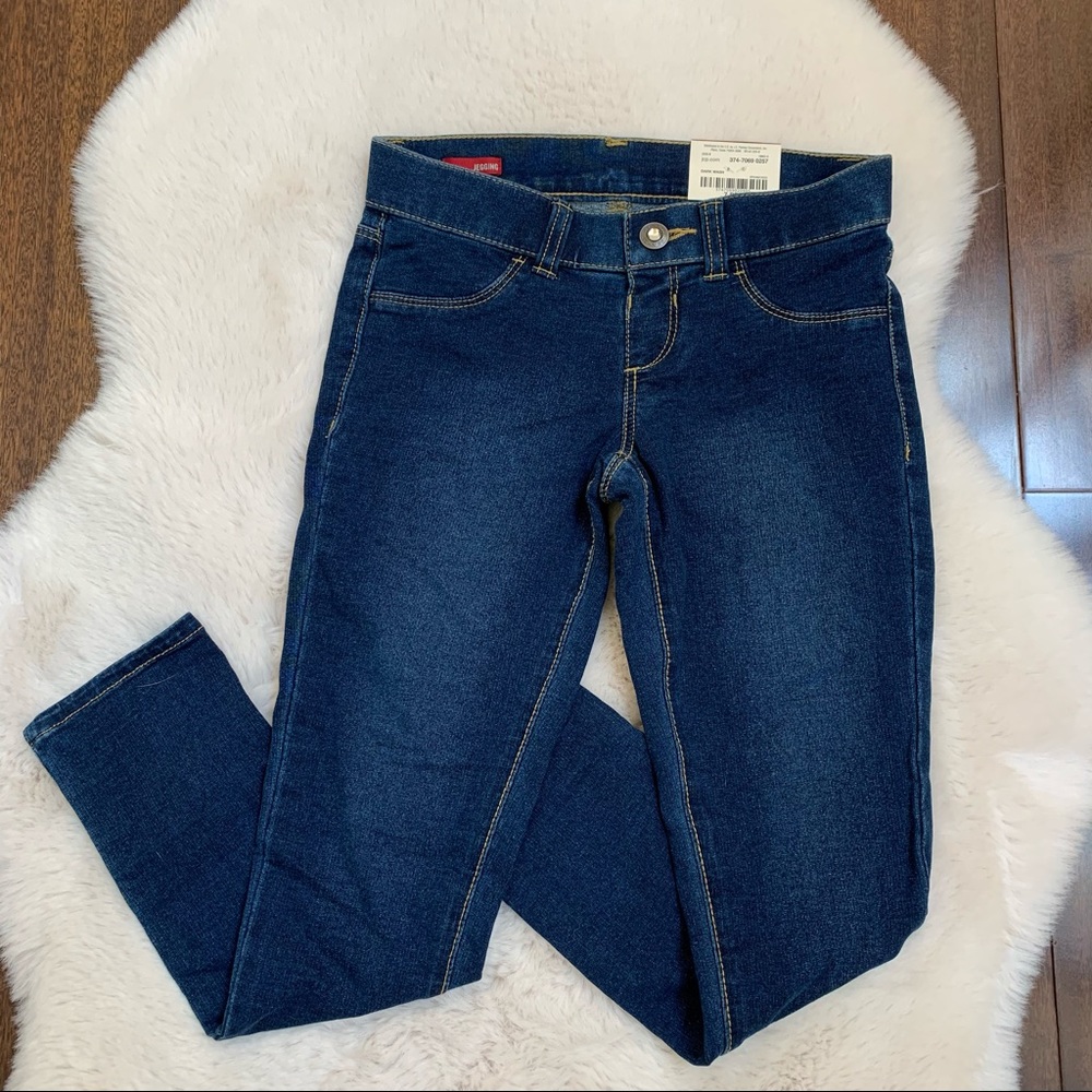 Arizona Girls Knit Jegging Size 7 Reg Dark Wash